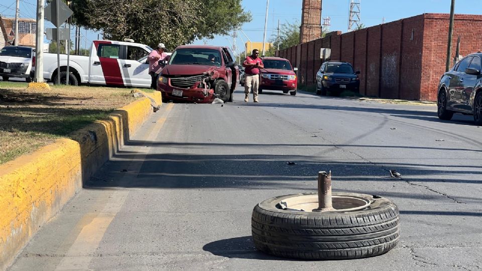 Accidente en la colonia Hidalgo