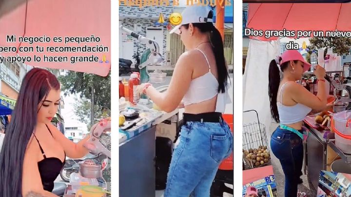 Vende jugos y pone uñas para mantener a su hija... y conquista corazones | VIDEO