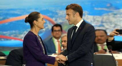 Claudia Sheinbaum y Emmanuel Macron impulsan cooperación ferroviaria y ambiental