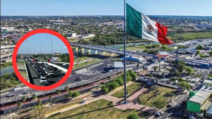 Puentes internacionales: colapsan importantes vías de Laredo para cruzar a México