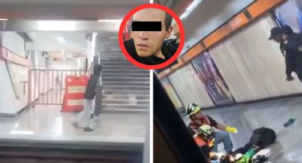 'El Jommy' apuñala a tres personas en el Metro de CDMX y se arroja a las vías | VIDEO