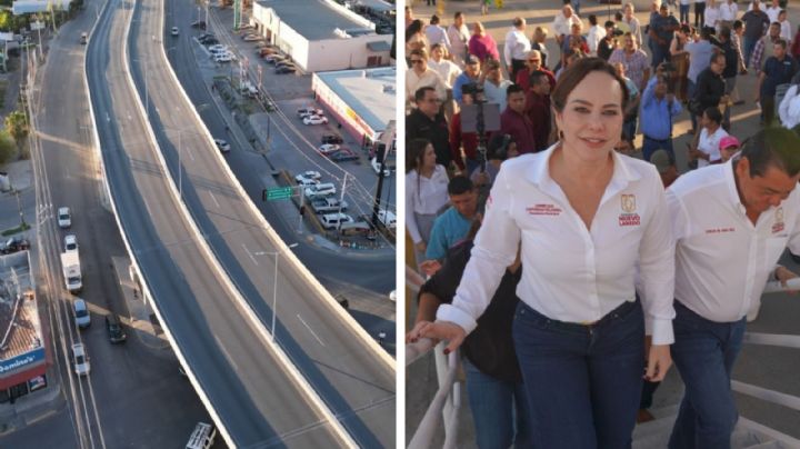 Nuevo Laredo estrena puente peatonal y vehicular en la avenida Eva Sámano