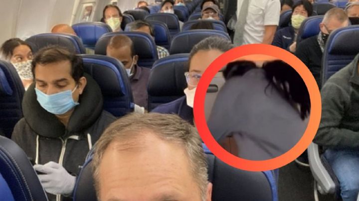 Famosa actriz causa revuelo al hacer sentadillas en pleno vuelo, ¿qué opinas? | VIDEO