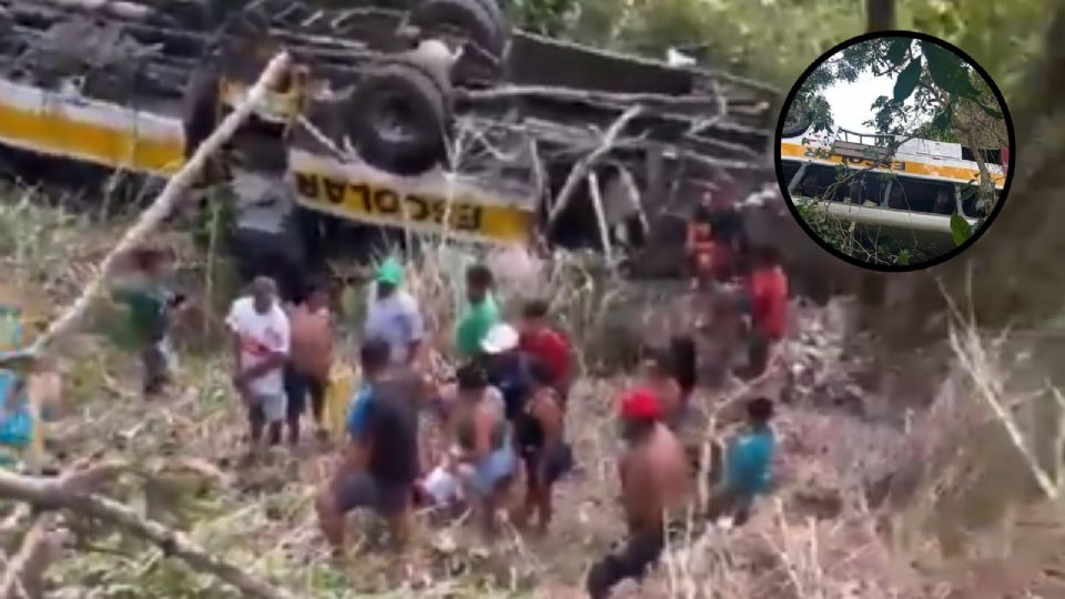 Fatal accidente le quita la vida a 23 pasajeros de autobús