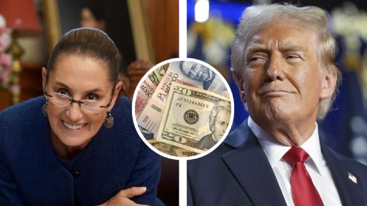 Peso hacia arriba por llamada de Sheinbaum y Trump: tipo de cambio del  dólar HOY 27 de noviembre
