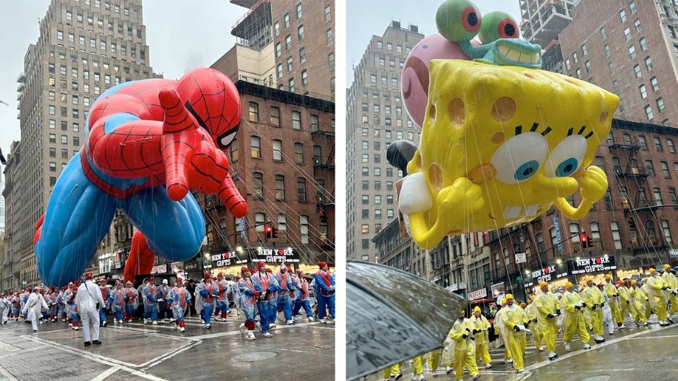 Ni la lluvia detuvo el espectacular desfile