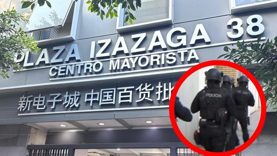 La redada se realizó en la Ciudad de México.