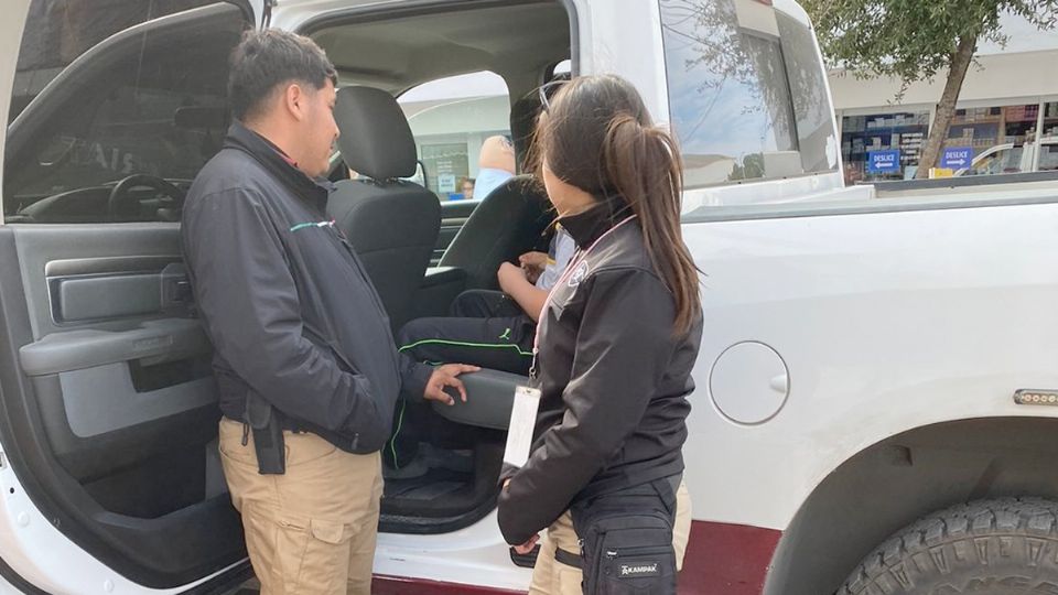 El pequeño estaba sano y salvo.