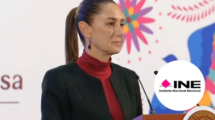 Rechaza Sheinbaum presupuesto de 13 mil millones de pesos para el INE