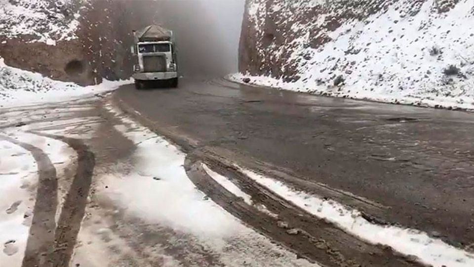 La nieve ya puede verse en regiones altas del estado, donde se detectaron temperaturas bajo cero debido a la interacción del sistema con el lugar