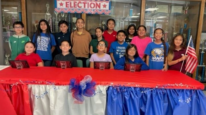 Participan 500 estudiantes de primarias en Laredo en simulacro electoral