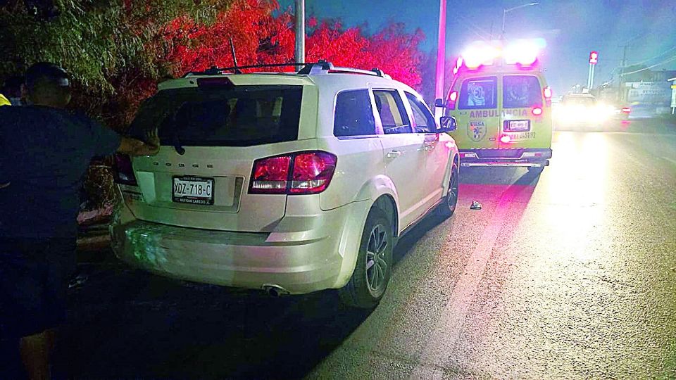 En el interior de la camioneta quedó el cuerpo del abuelito