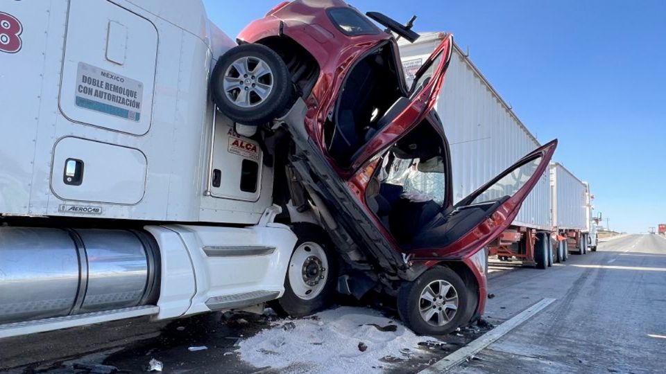 Los accidentes relacionados con los doble remolque.