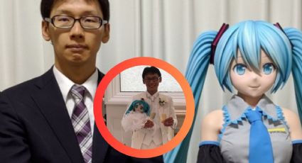 Japonés festeja seis años de casado con su esposa virtual; su boda costo 234 mil pesos