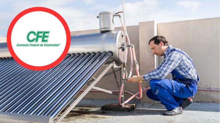 CFE te financia e instala calentador solar de agua con cargo a tu recibo de luz; así puedes obtenerlo