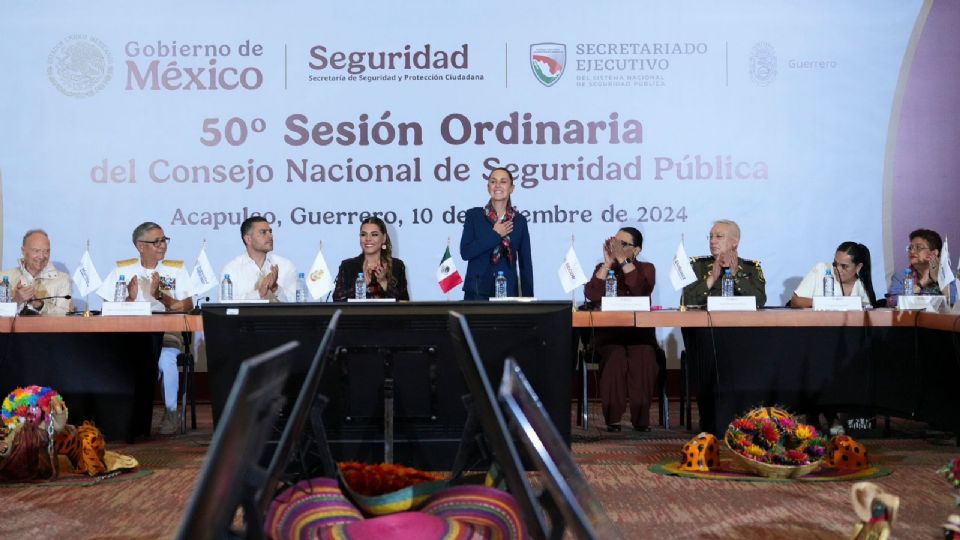 La presidenta mexicana Claudia Sheinbaum instó a gobernadores y gobernadoras a trabajar en conjunto para reforzar la seguridad nacional