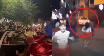 Tragedia en desfile navideño; tres niños murieron atropellados por ebrio | VIDEO