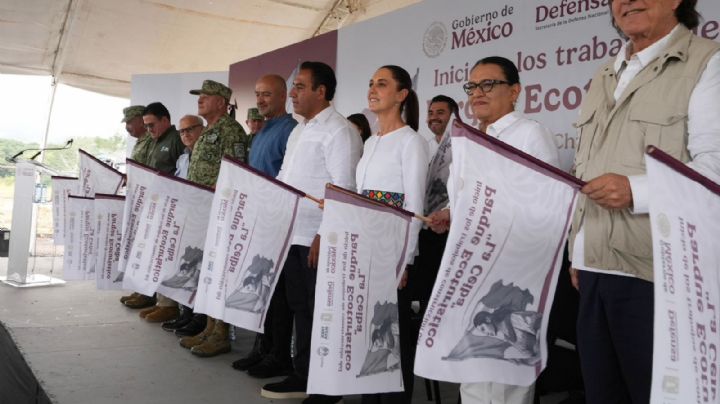 Sheinbaum da el banderazo de salida para la construcción del Parque Ecoturístico 'La Ceiba'