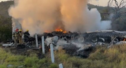 Muere José en la cabina de su tráiler en la Autopista a Reynosa; su unidad se incendió