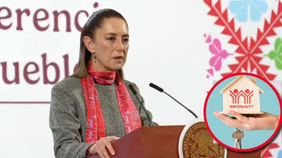 La presidenta mexicana aseguró la seguridad de los ahorros de la ciudadanía, pues Infonavit construirá con apoyo del Gobierno Federal y la creación de una empresa para este objetivo