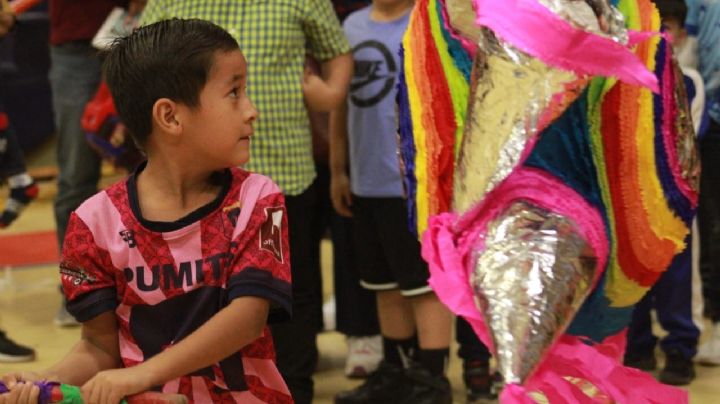 Niños y niñas de Copa UAT disfrutan de divertida posada navideña