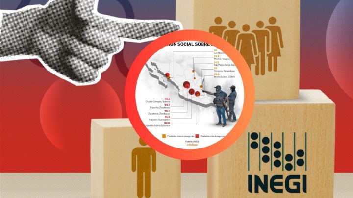 Estas son las tres ciudades menos conflictivas de México, según el Inegi