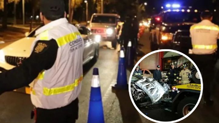 Joven busca escapar del alcoholímetro y choca contra patrulla