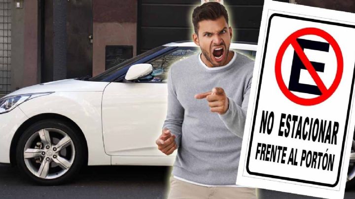 ¿Pueden multarte por estacionar tu auto frente a un portón particular?