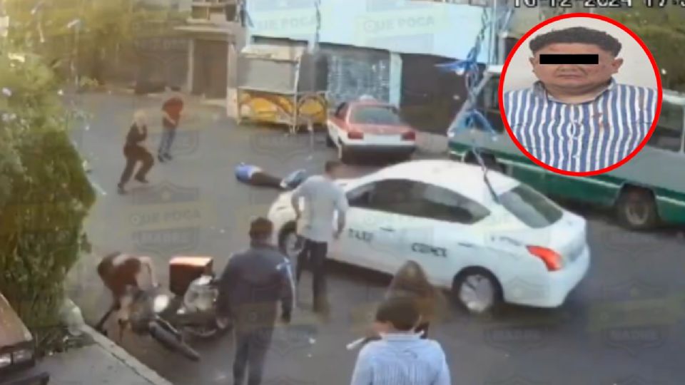 Taxistas atropellan a abuelo en calles de la Ciudad de México