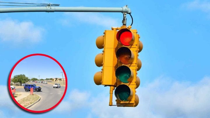 Instalan nuevo semáforo en el sureste de Laredo; mejorará la seguridad vial de la zona