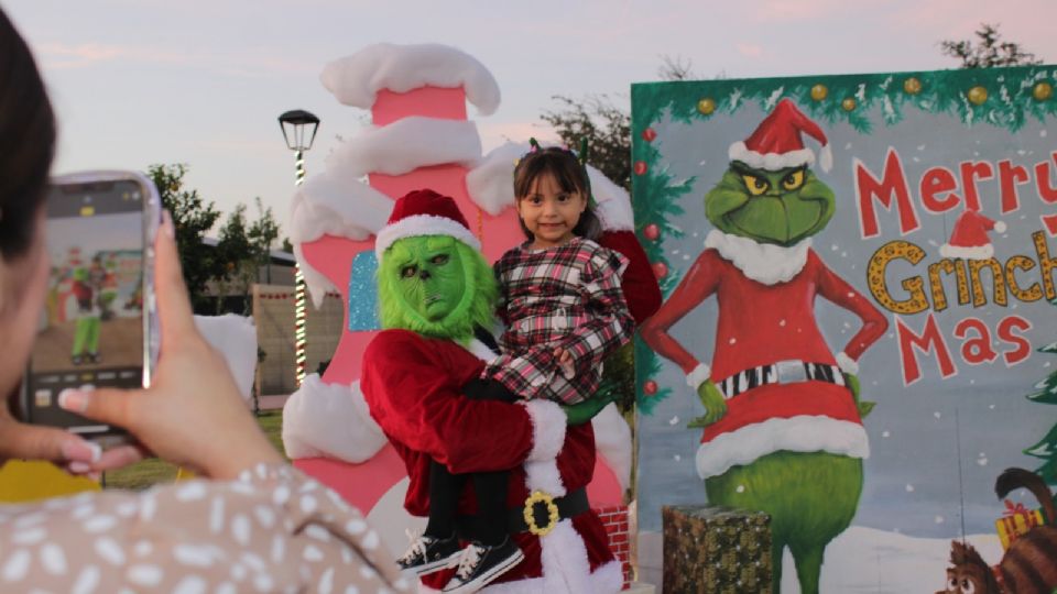 El Grinch quiso hacer de las suyas.