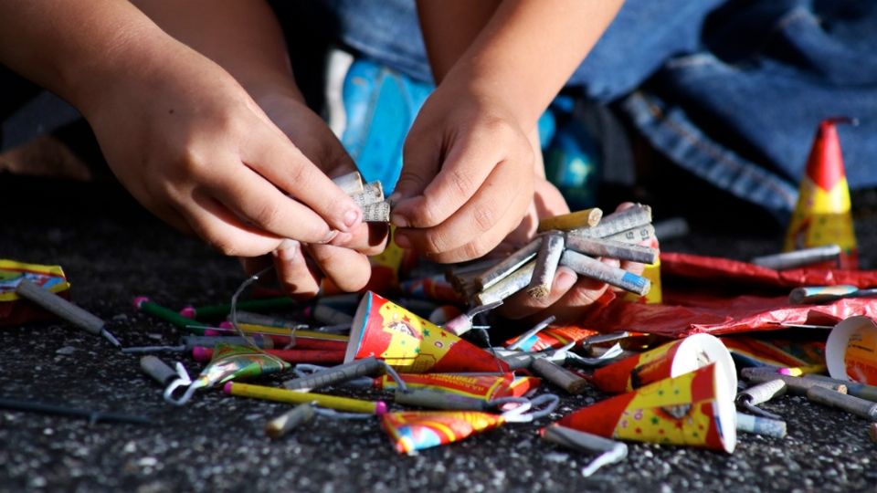 El pequeño perdió la vida por los cohetes.