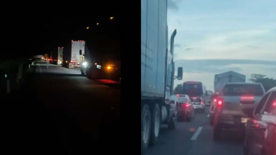 Se reportaron largas filas en la Carretera Nacional