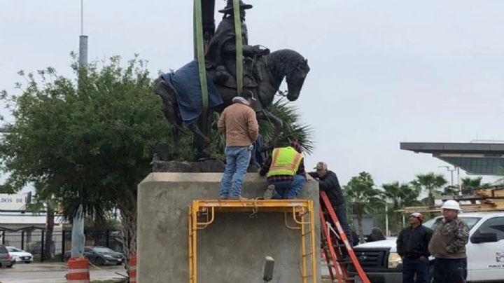Laredo: abandonan monumento más caro de la historia; se encuentra en un lugar poco accesible