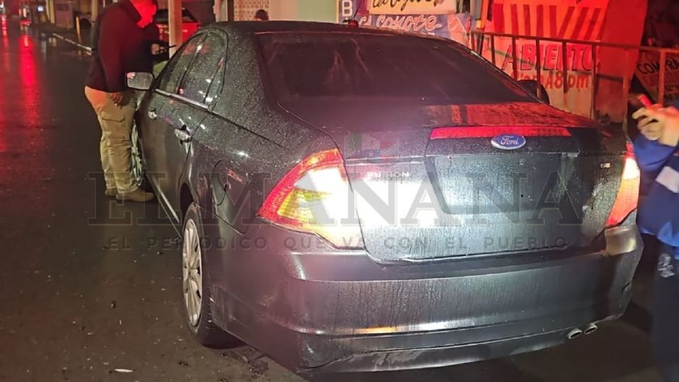 El accidente fue en la Colonia La Fe.