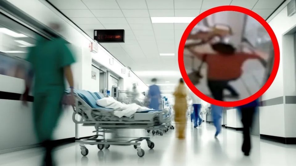 La mujer llegó al hospital para seguir apuñalando a su acosador.