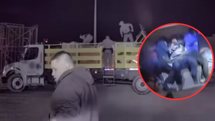 Siete indocumentados iban amontonados dentro de una pequeña caja de madera