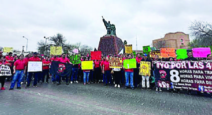 Marchan en apoyo a semana laboral de 40 horas