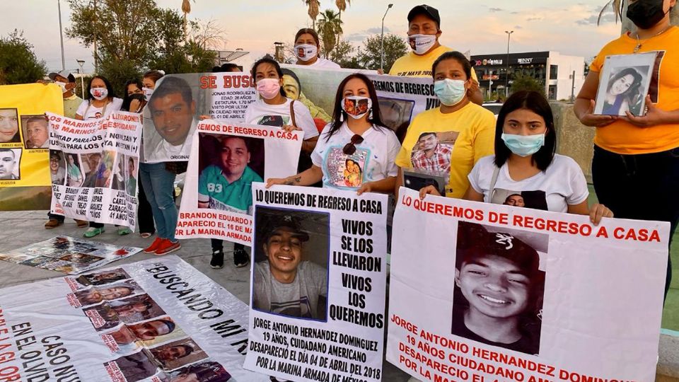 Familiares de desaparecidos por Marinos en el 2018, hará protestas pacíficas en la CDMX