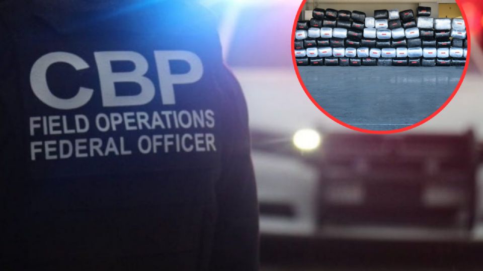 La droga fue decomisada por elementos de CBP