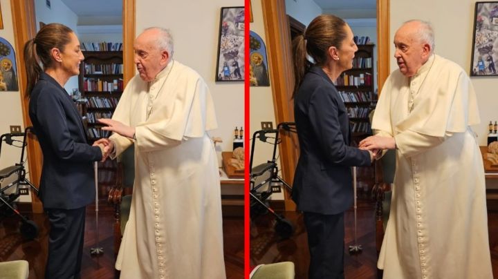 Así fue el encuentro de Claudia Sheinbaum con el Papa Francisco I; esto le dijo | FOTOS