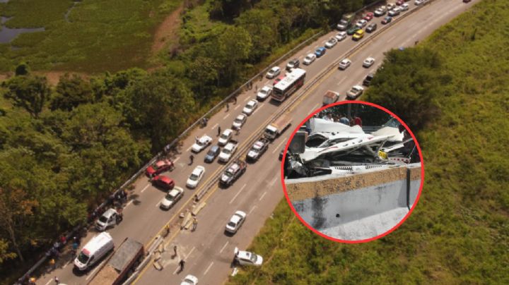 Megachoque de 14 vehículos deja a una persona sin vida en la Carretera de Villahermosa