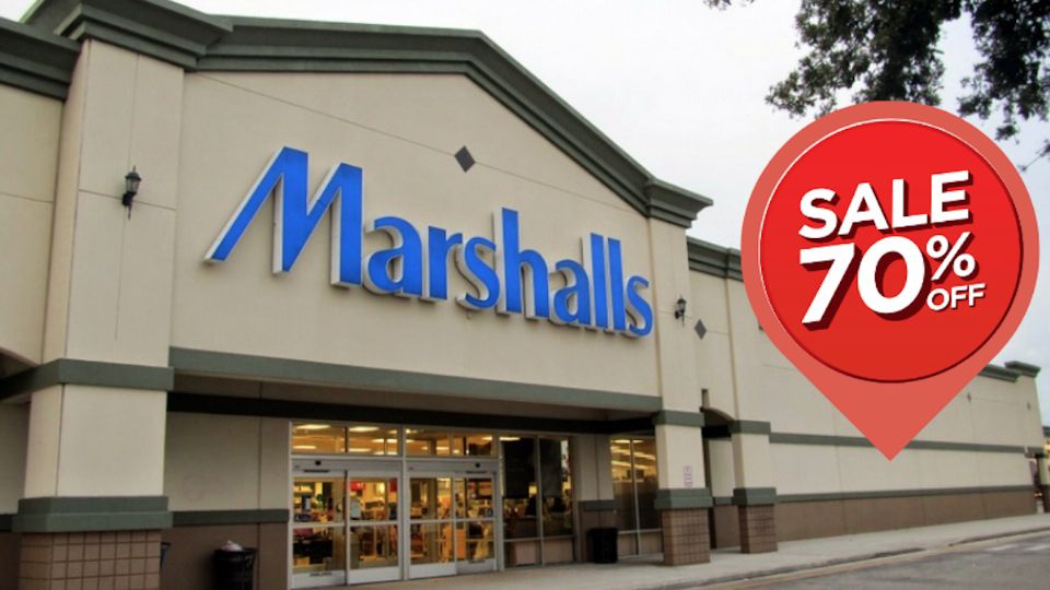 Los descuentos de Marshalls alcanzan hasta un 70%.
