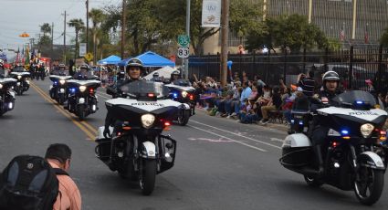 Policía de Laredo en alerta durante el desfile del natalicio de George Washington