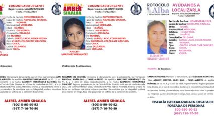 Desaparece mujer y sus 4 hijos; Fiscalía de Sinaloa activó alerta Amber y Alba