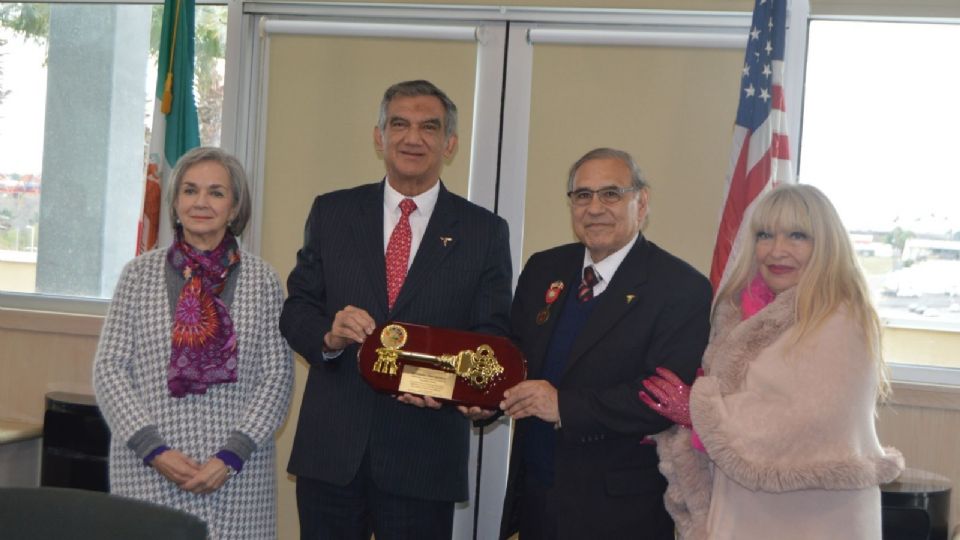 El gobernador de Tamaulipas recibió las llaves de la ciudad