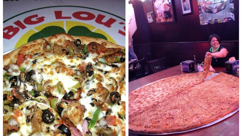 La pizza más grande se encuentra en San Antonio, Texas.