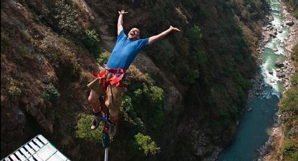 Turista se avienta en bungee y muere de un infarto en pleno salto