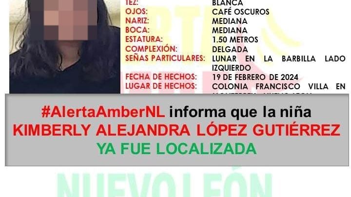 Niña 'perdida' regresa a su casa tras irse por recibir regaño de sus papás en Monterrey