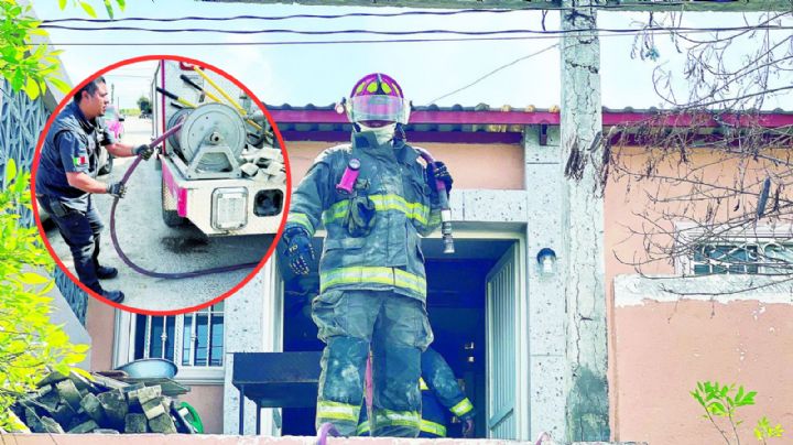 Aterroriza incendio a vecinos de los Ciruelos en Nuevo Laredo